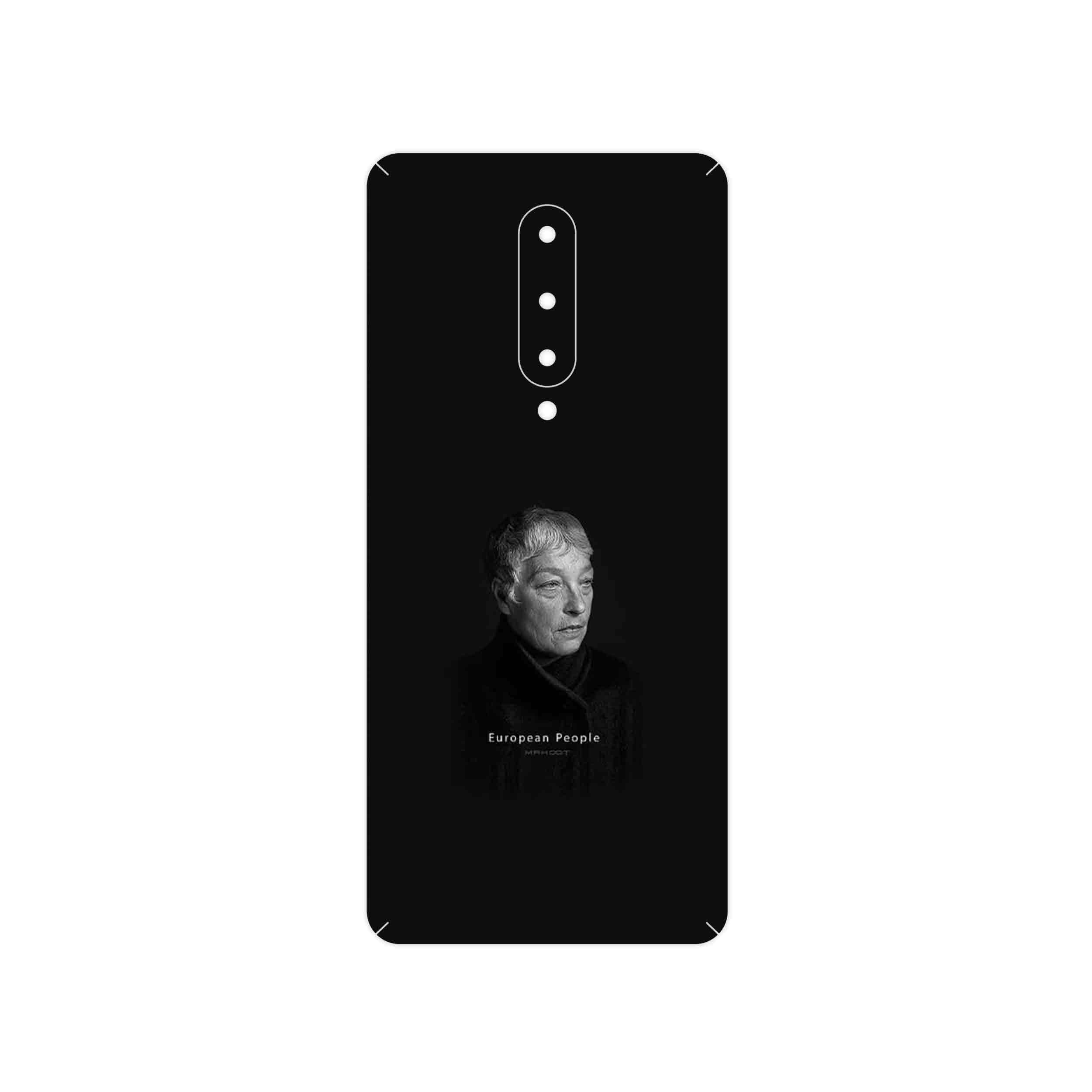 برچسب پوششی ماهوت مدل Portrait of a European Woman مناسب برای گوشی موبایل وان پلاس 8