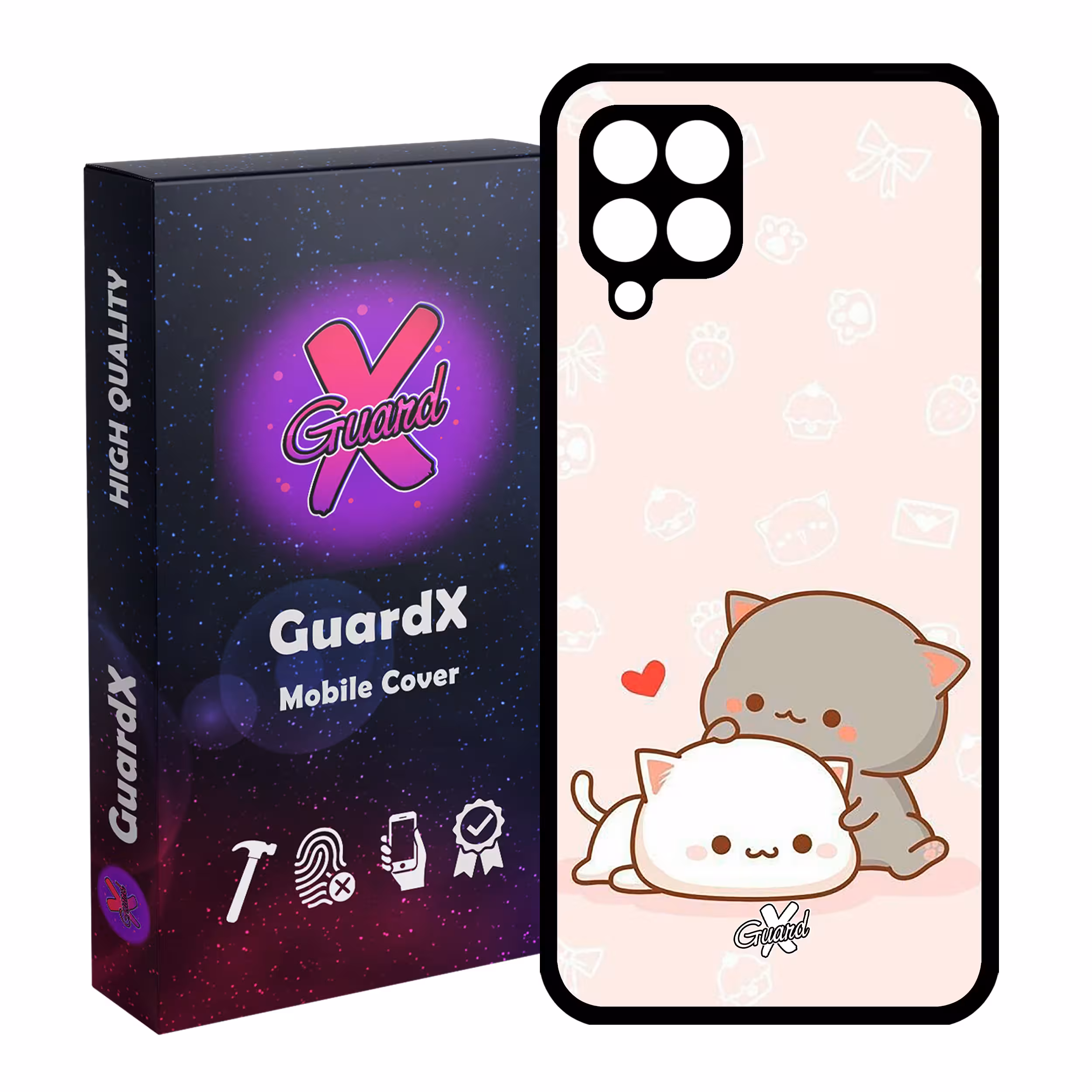 کاور گارد ایکس طرح Love مدل Glass10372 مناسب برای گوشی موبایل سامسونگ Galaxy A12