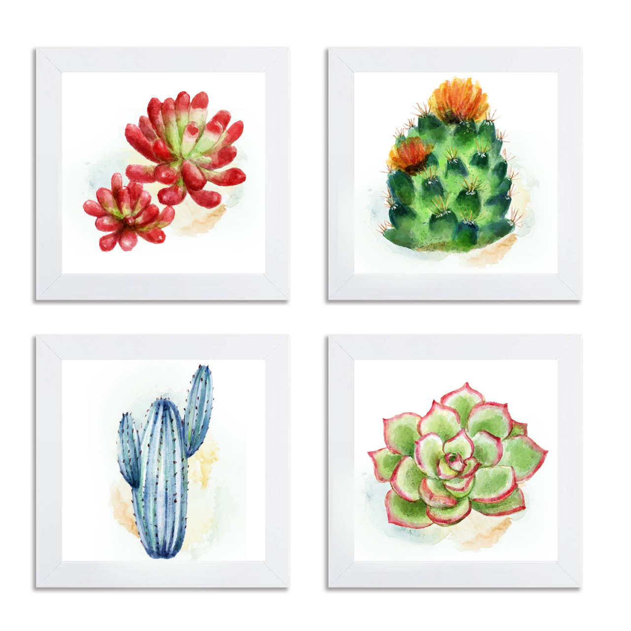 تابلو دکوما مدل DDD012-W مجموعه 4 عددی