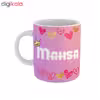 ماگ طرح تک شاخ مدل مهسا