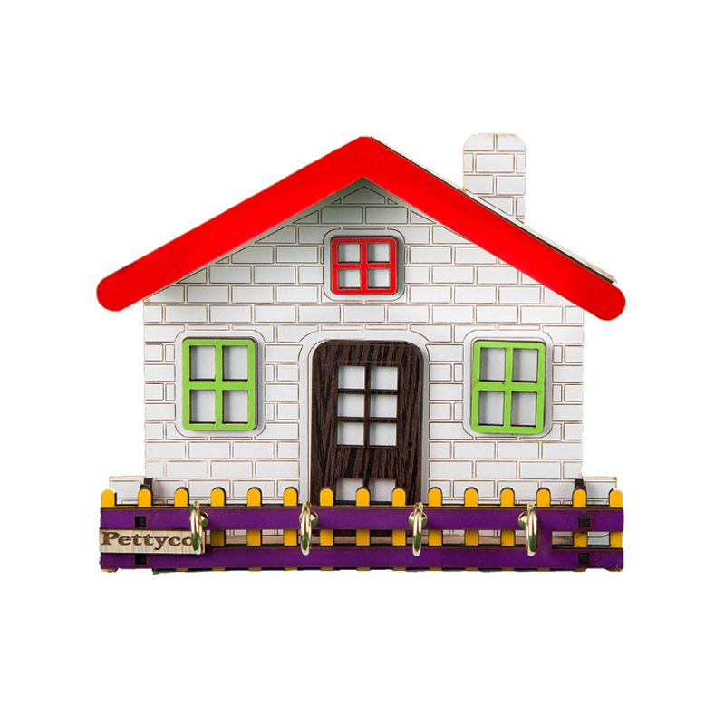 جاکلیدی پتیکو مدل کلبه رنگی