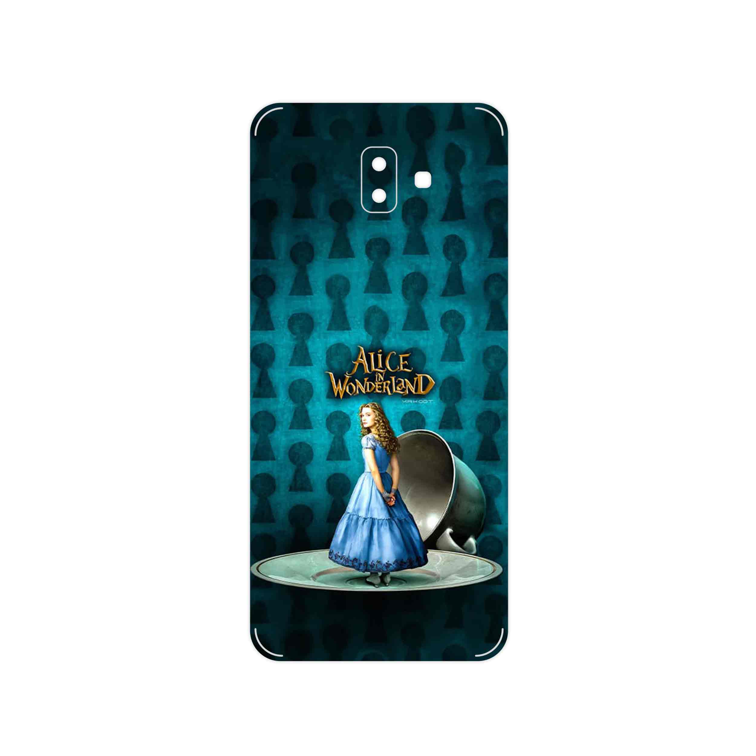 برچسب پوششی ماهوت مدل Alice in Wonderland مناسب برای گوشی موبایل سامسونگ Galaxy J6 Plus