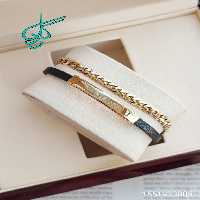 خرید دستبند چرمی طرح مونته بلانس فروش ویژه روز مرد کد 1215488 - ردگل