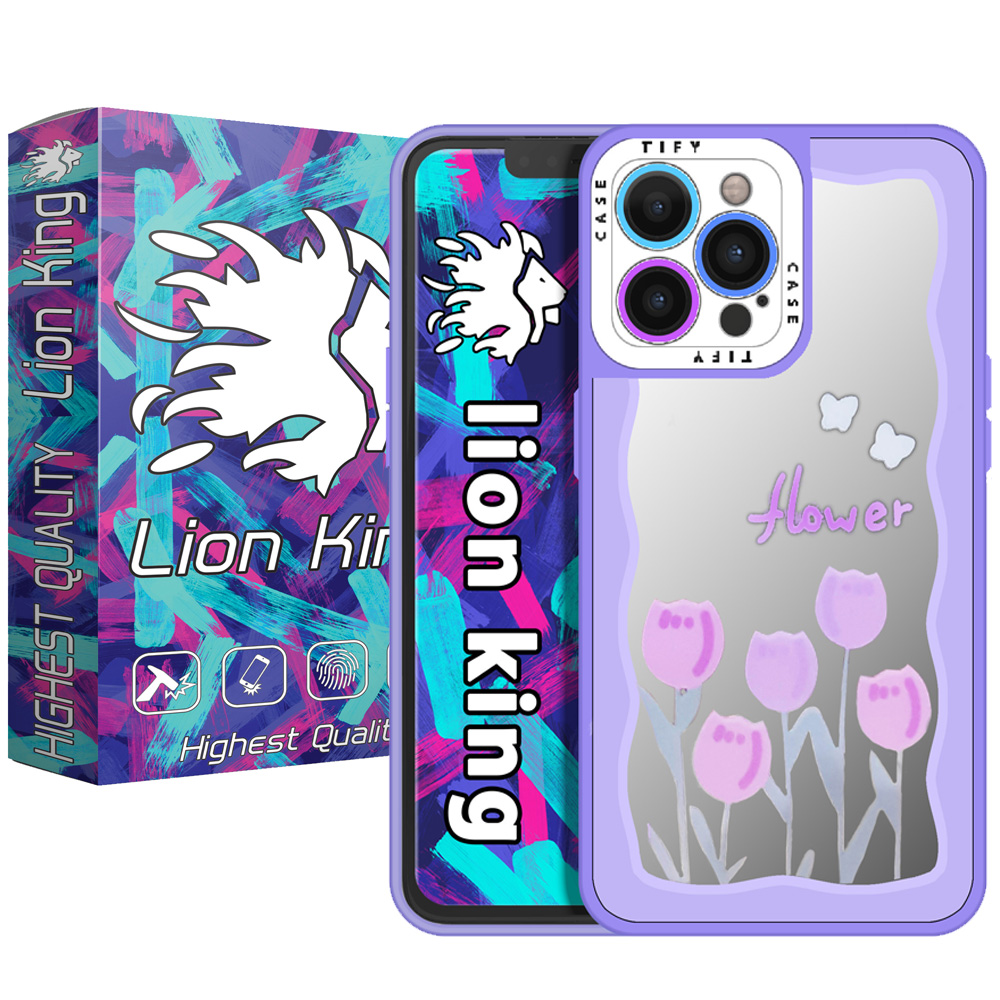  کاور لاین کینگ مدل آینه ایی مناسب برای گوشی موبایل اپل IPhone 13 pro