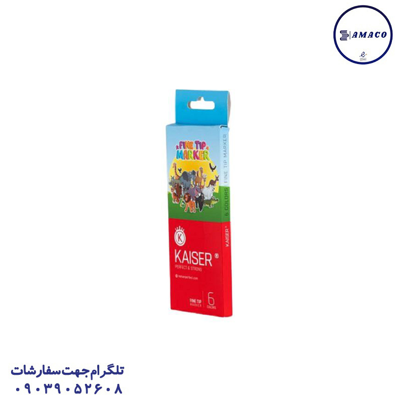 ماژیک 6 رنگ 811 کیسر