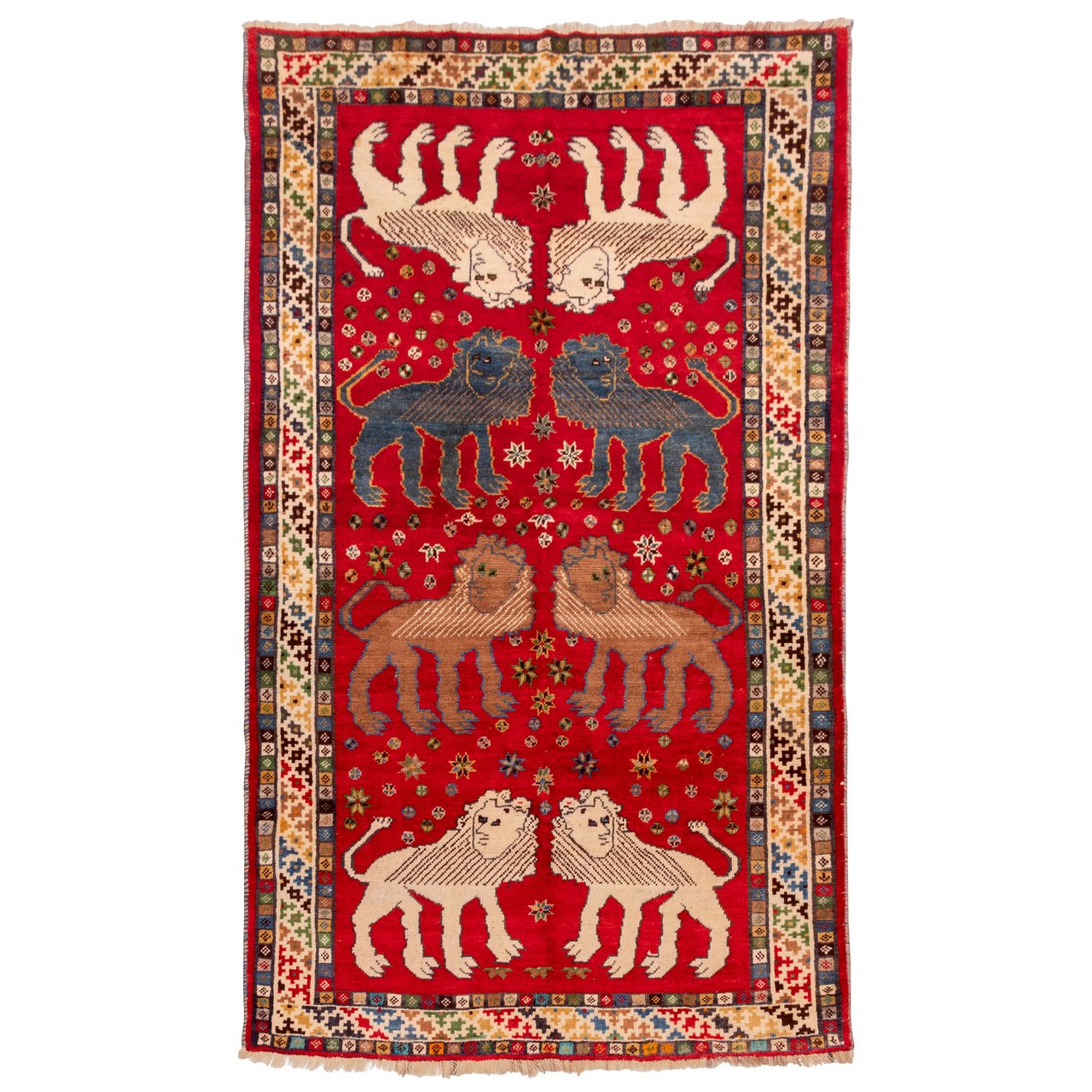 گبه قدیمی دستباف سه متری سی پرشیا کد 156008