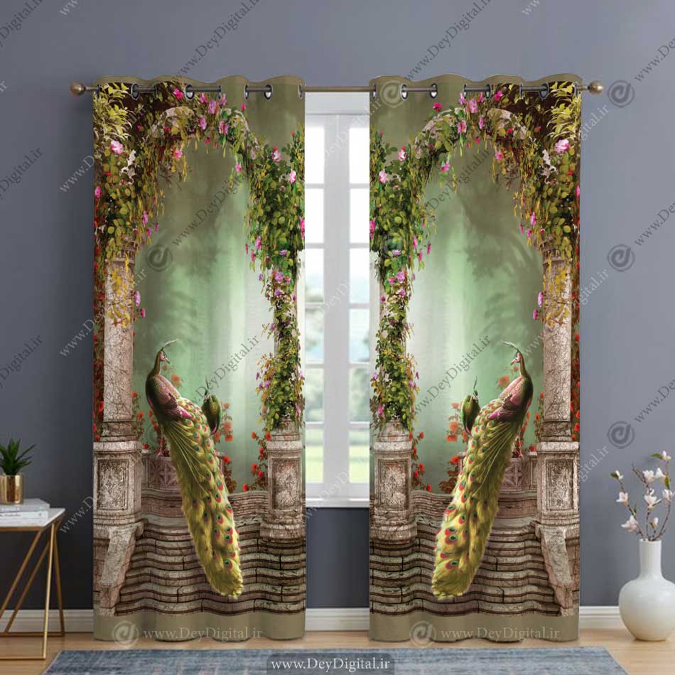 پرده پانچی کلاسیک  pk-2628