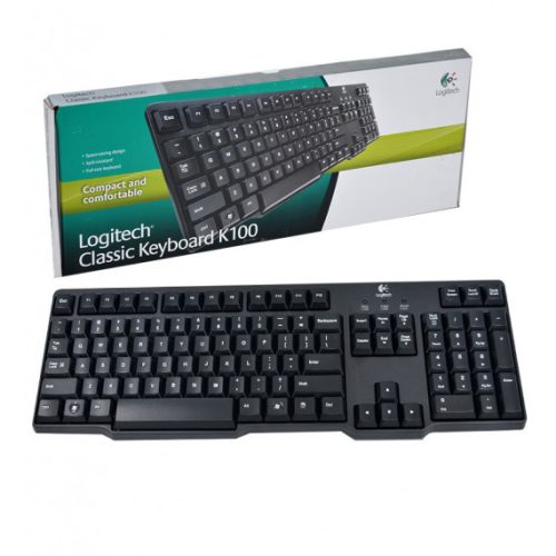 کیبورد لاجیتک مدل K100 Classic Logitech K100 (آکبند-پورت PS2)