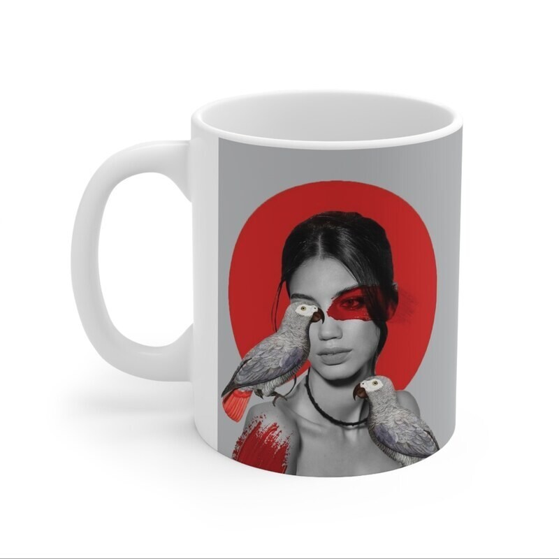 ماگ طرح گرافیکی مدل NM2038