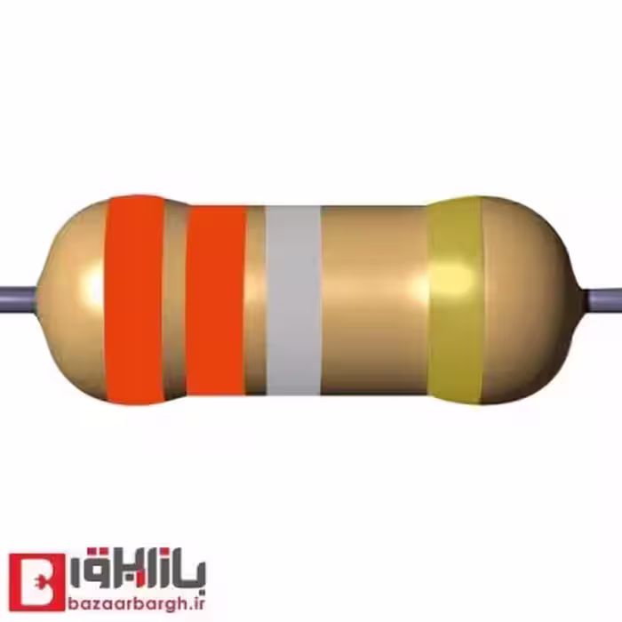 مقاومت 0.33 اهم 1/2 وات 5 درصد