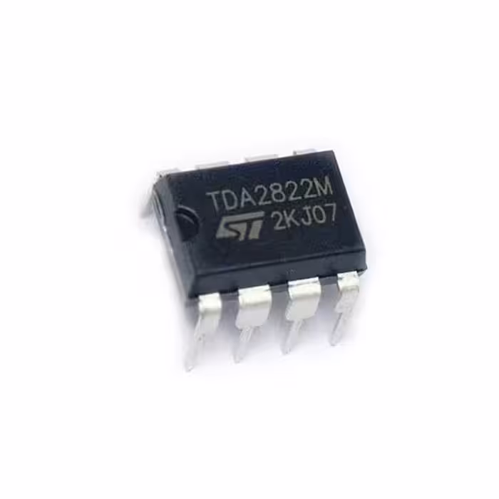 آی سی آمپلی فایر اس تی مایکروالکترونیکس مدل TDA2822M بسته 3 عددی
