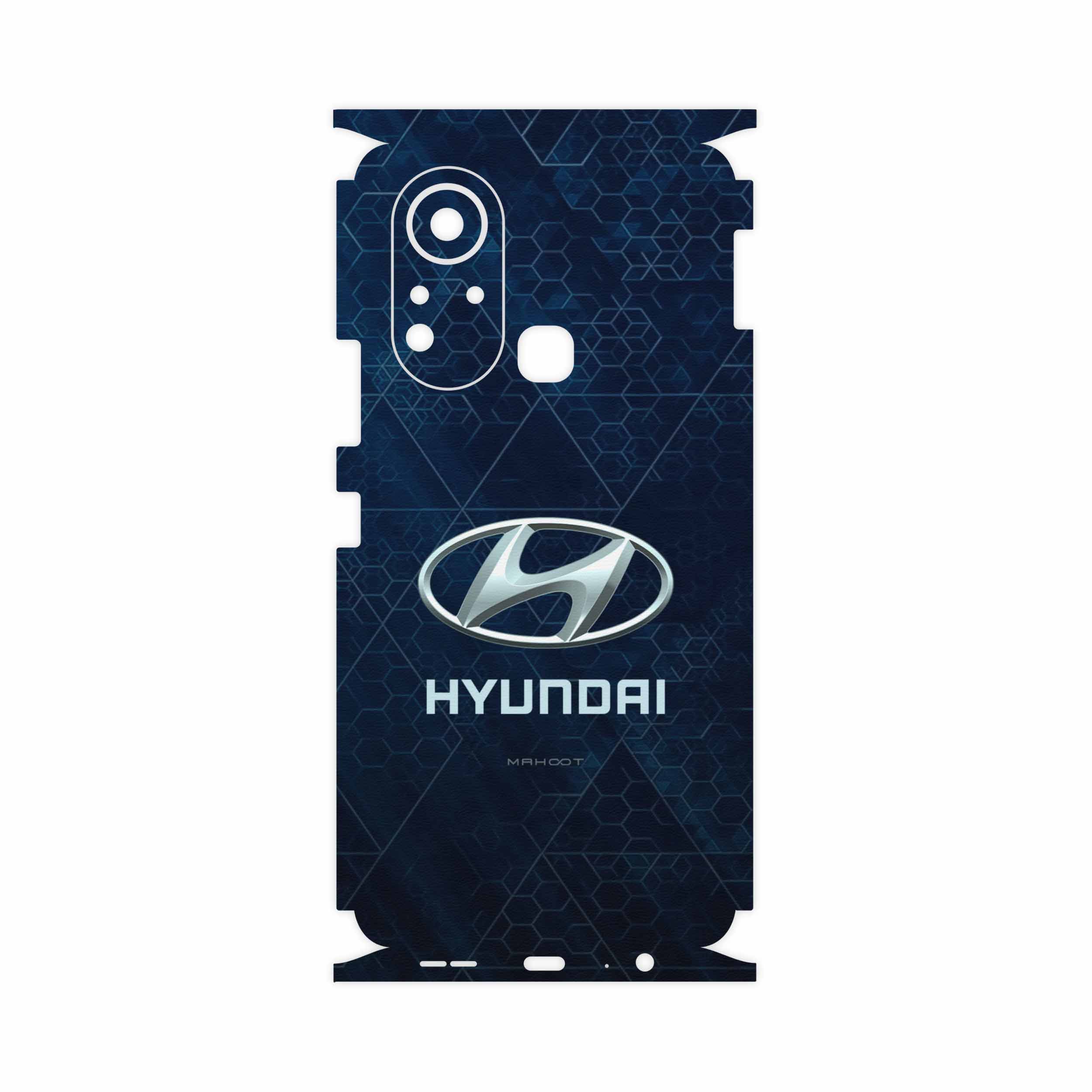 برچسب پوششی ماهوت مدل Hyundai-Logo-FullSkin مناسب برای گوشی موبایل اینفینیکس Hot 11s