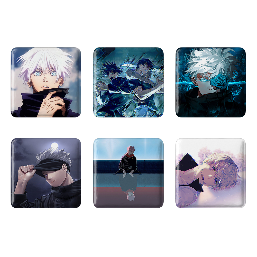 پیکسل خندالو مدل انیمه جوجوتسو کایزن کد 427A مجموعه 6 عددی