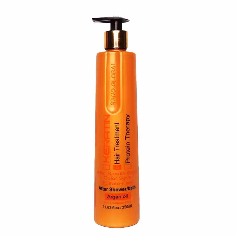 ماسک مو روغن آرگان نانو گلوبال طلایی (بعد از حمام) | مناسب موهای آسیب دیده | 350ml