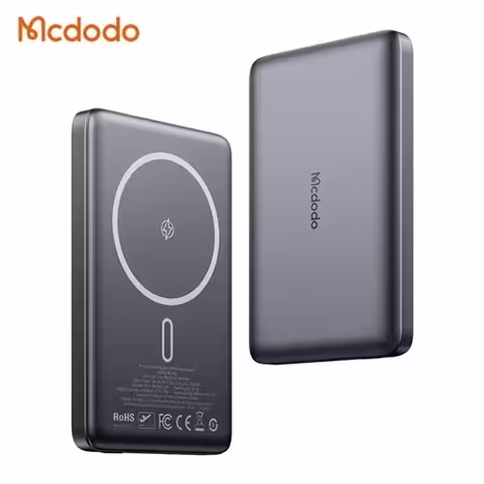 پاوربانک وایرلس 5000 مگنتی مک دودو Mcdodo MC-464 Metal Ultra Thin