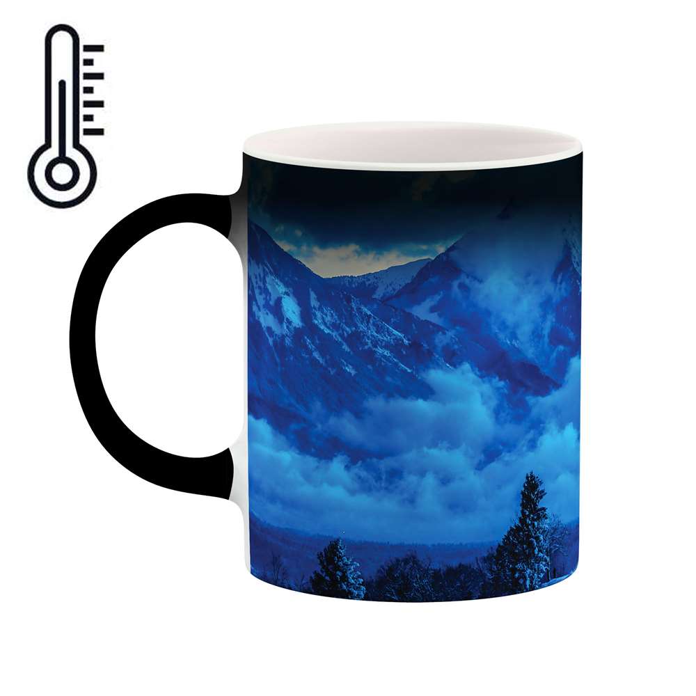 ماگ حرارتی طرح بالا کوها با ابر مدل mgph01709