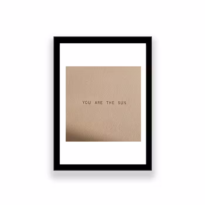 تابلو طرح انگیزشی مدل you are the sun