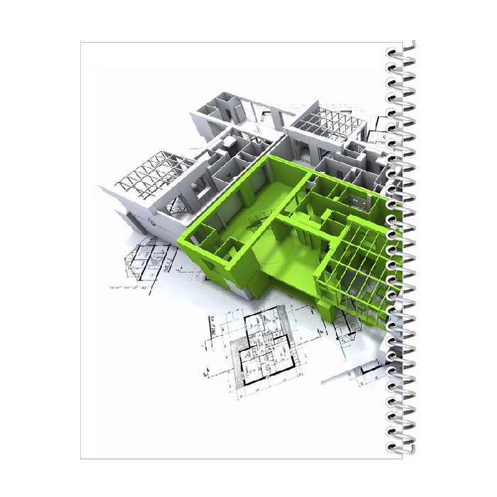 دفتر شطرنجی 100 برگ مدل اتوکد | چاوه