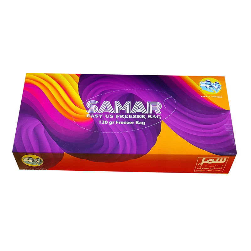 کیسه فریزر مدل سمر کد B_132 بسته 120 گرمی