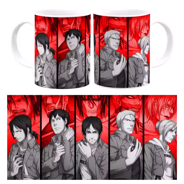 ماگ انیمه attack on titan مدل F 44