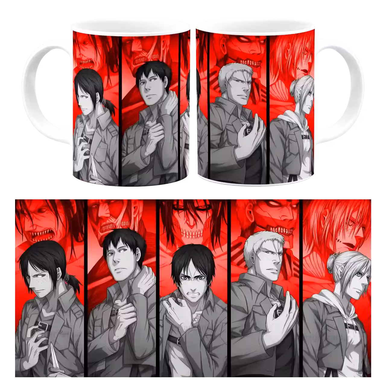 ماگ انیمه attack on titan مدل F 44