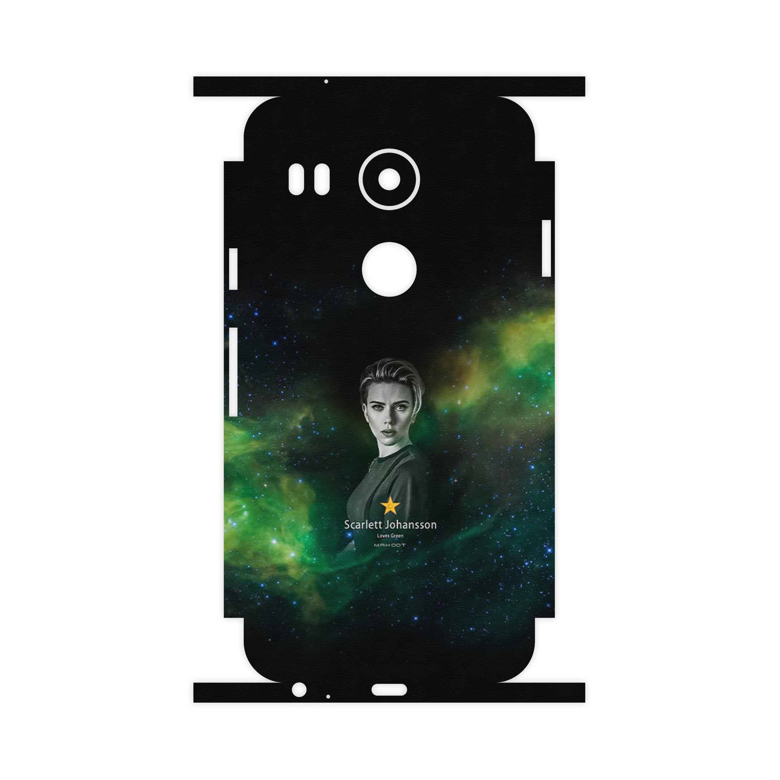 برچسب پوششی ماهوت مدل Scarlett Johansson-FullSkin مناسب برای گوشی موبایل گوگل Nexus 5X
