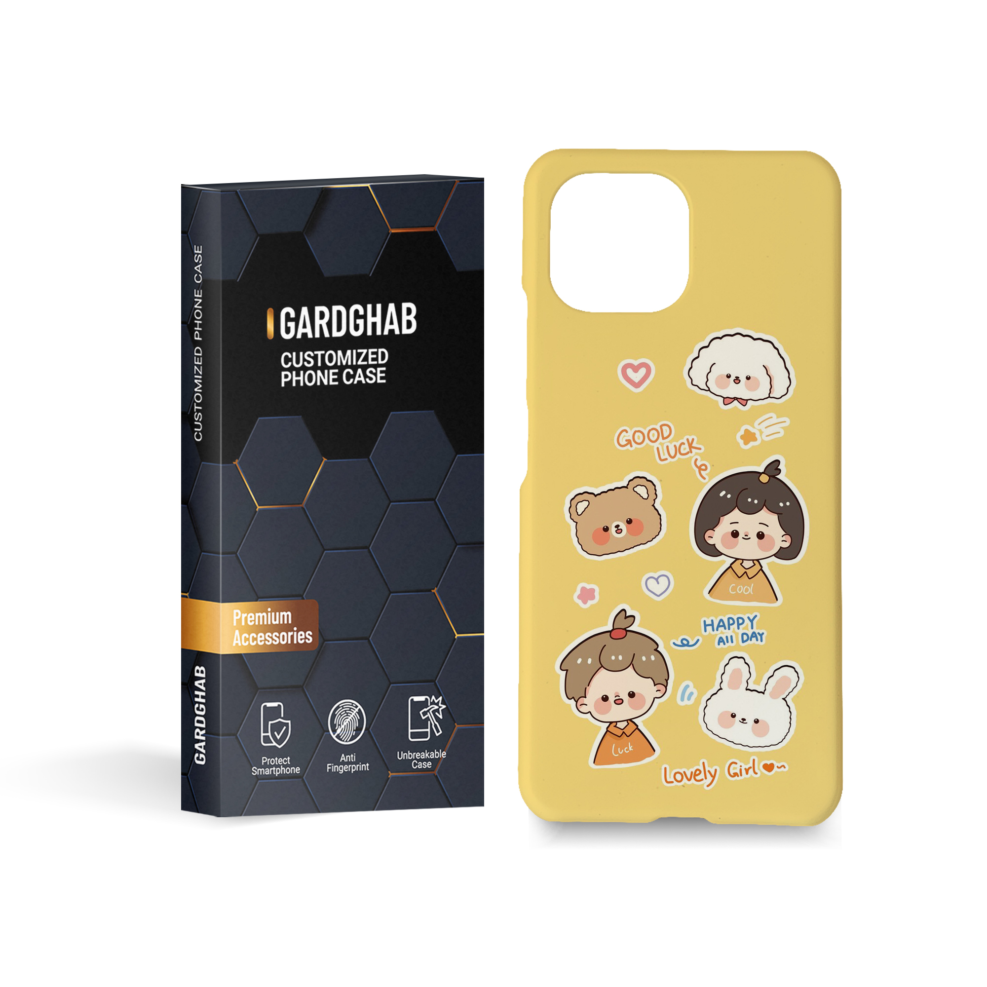  کاور گارد قاب مدل دخترانه مناسب برای گوشی موبایل شیائومی Mi 11 lite