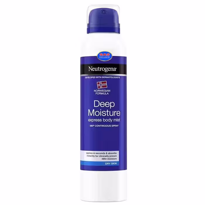 اسپری کرم مرطوب کننده دست و بدن نوتروژینا Neutrogena حجم 200 میل | فروشگاه ارس ترک