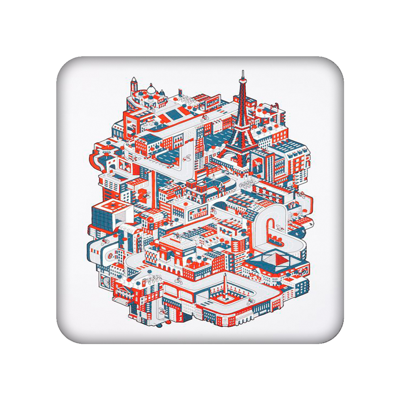 زیر لیوانی طرح ساختمان کد 888