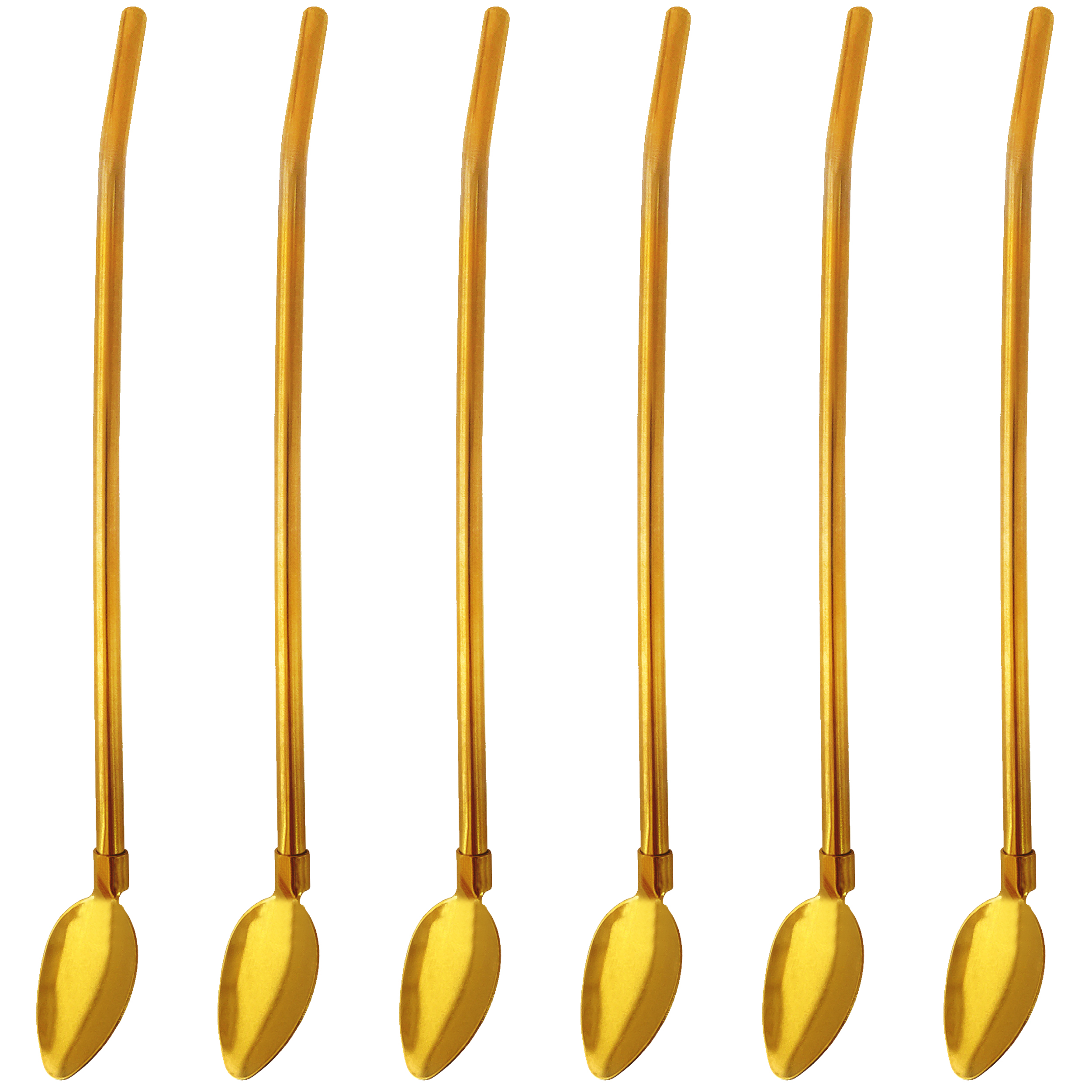 قاشق شربت خوری مدل اشرافی کد G10-TA بسته 6 عددی