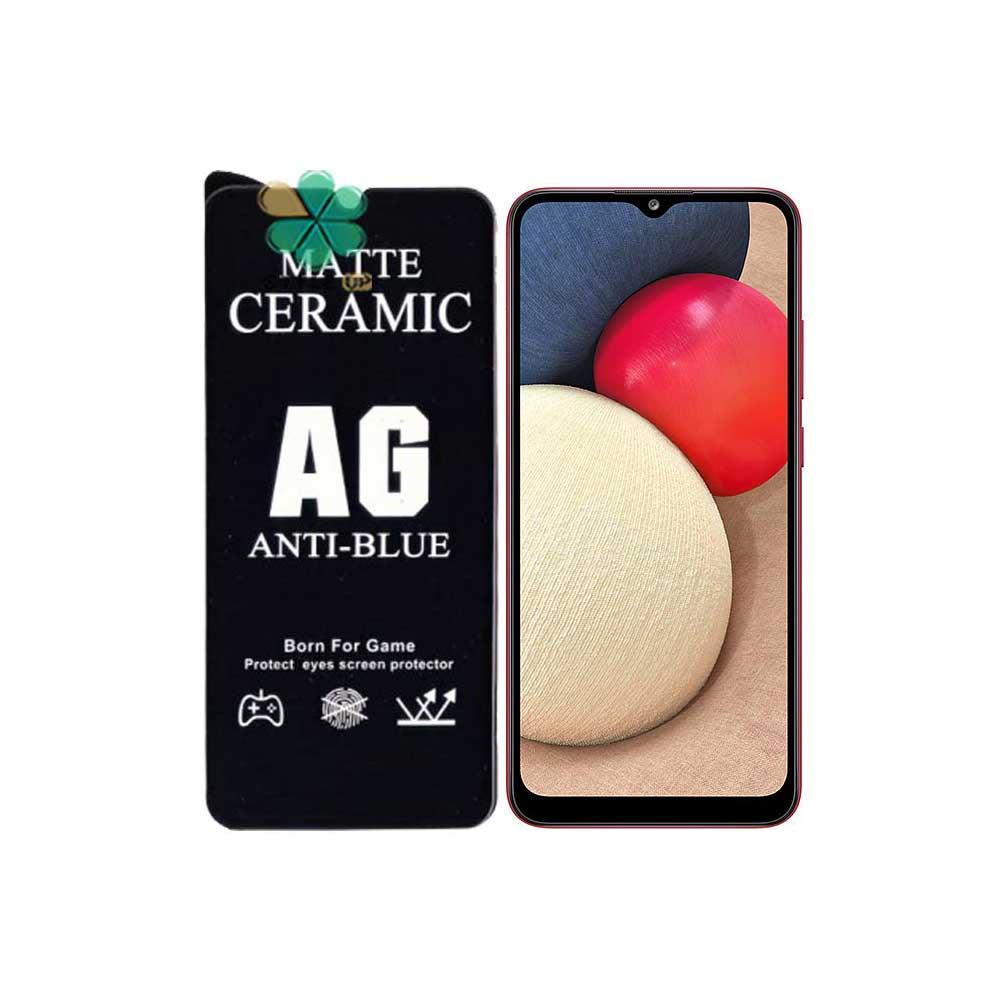 گلس سرامیک مات گوشی سامسونگ Samsung Galaxy A02s مدل Antiblue