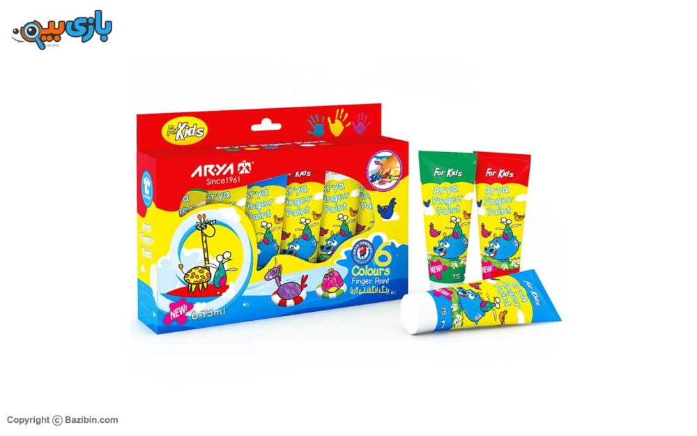 6 colors tube Finger paint by Aria