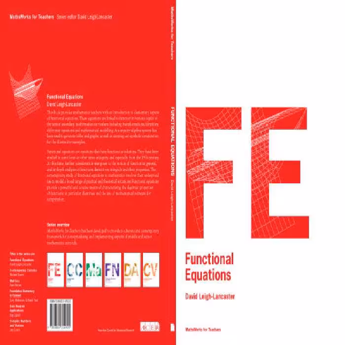 خرید و دانلود نسخه کامل کتاب Functional equations: Mathsworks for teachers