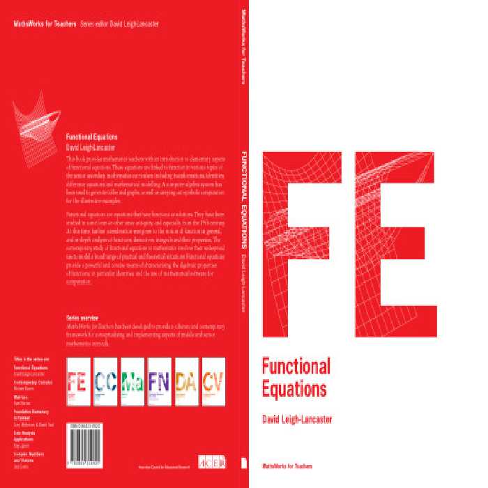 خرید و دانلود نسخه کامل کتاب Functional equations: Mathsworks for teachers