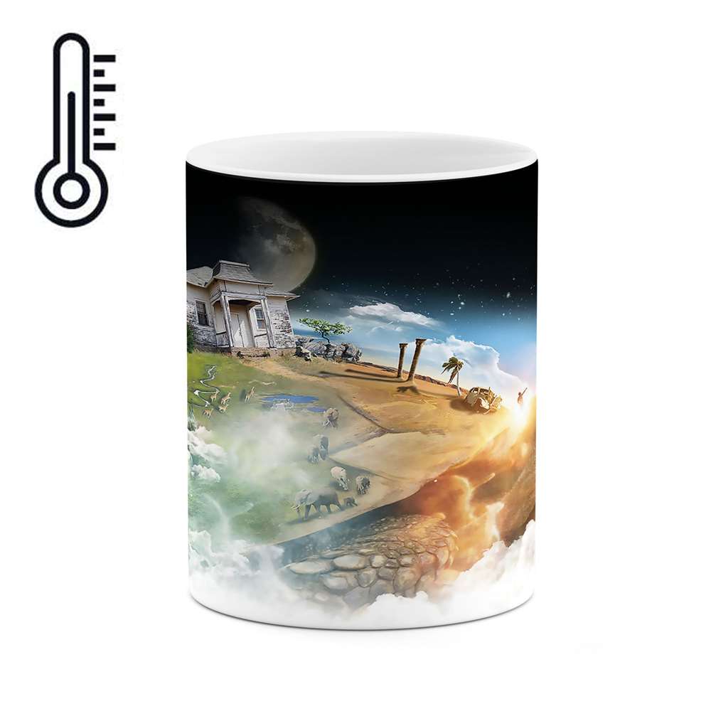 ماگ حرارتی طرح فضا مدل mgh01138