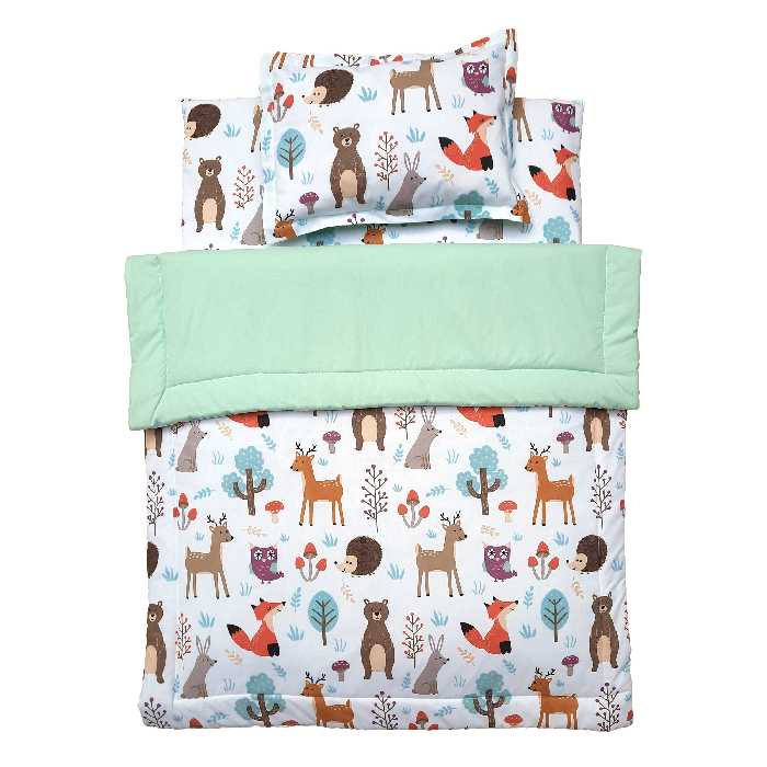 سرویس خواب 3 تکه نوزاد طرح حیوانات کد 02