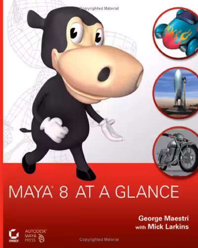 خرید و دانلود نسخه کامل کتاب Maya 8 at a Glance  CD