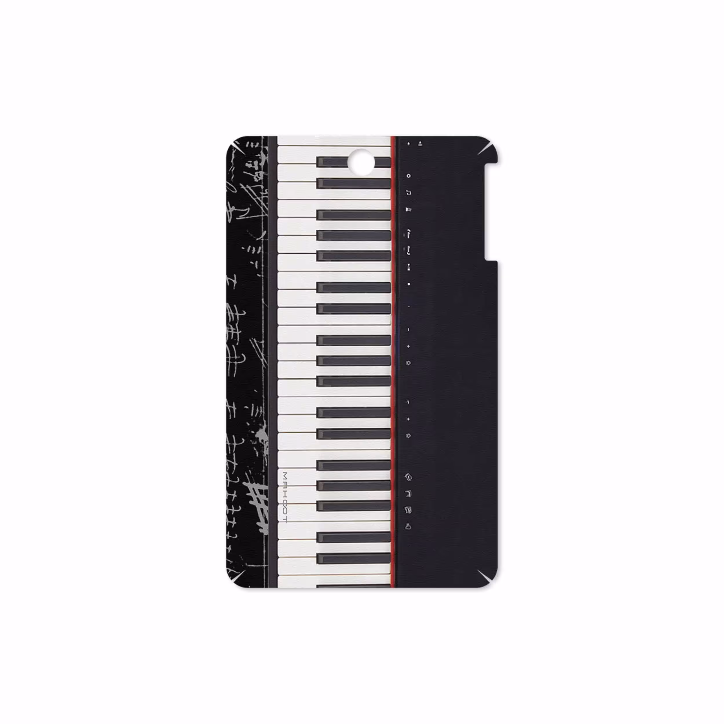برچسب پوششی ماهوت مدل Piano-Instrument مناسب برای تبلت لنوو A7-50 A3500 2014