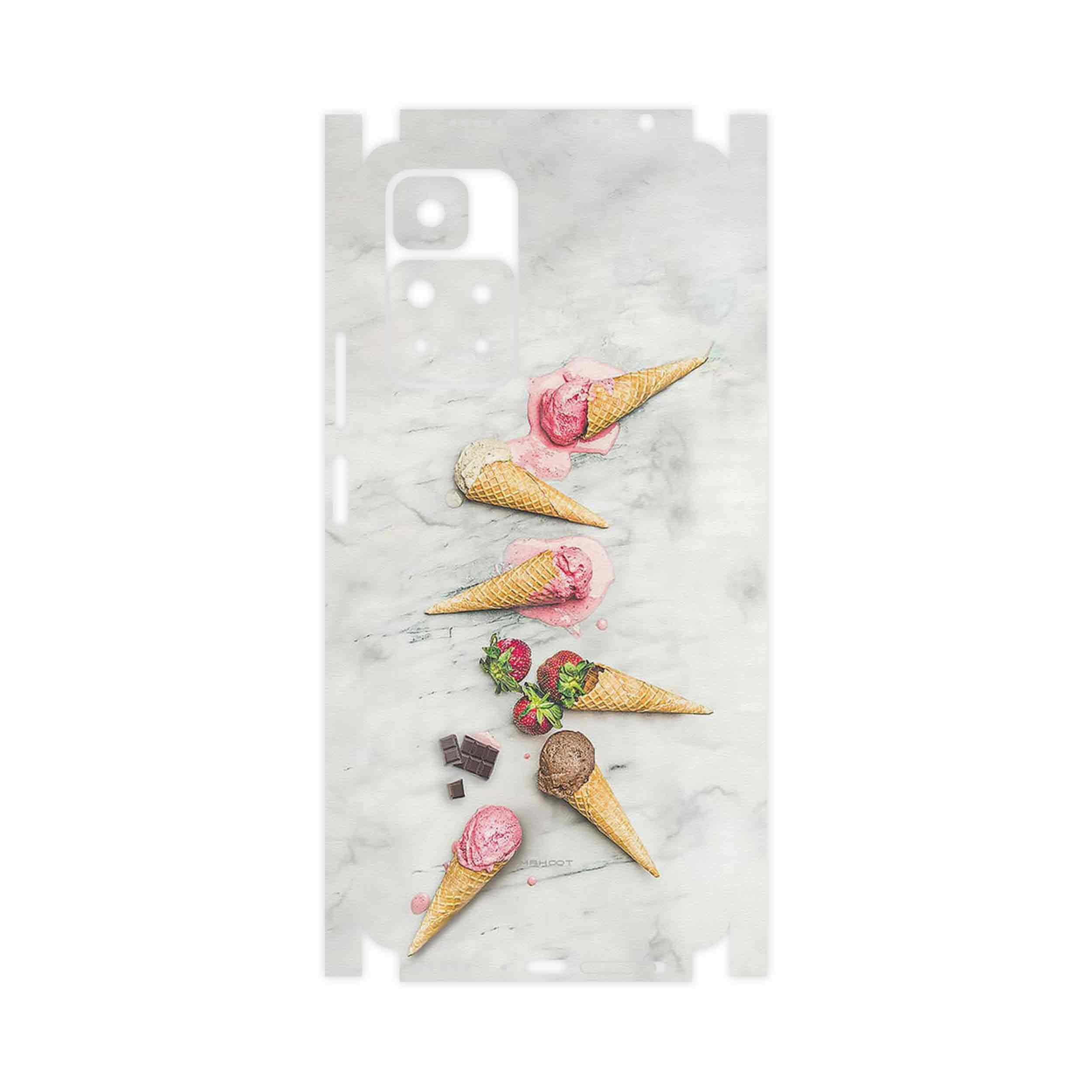 برچسب پوششی ماهوت مدل Funnel_ice_cream-FullSkin مناسب برای گوشی موبایل شیائومی Redmi Note 11 Pro Plus 5G