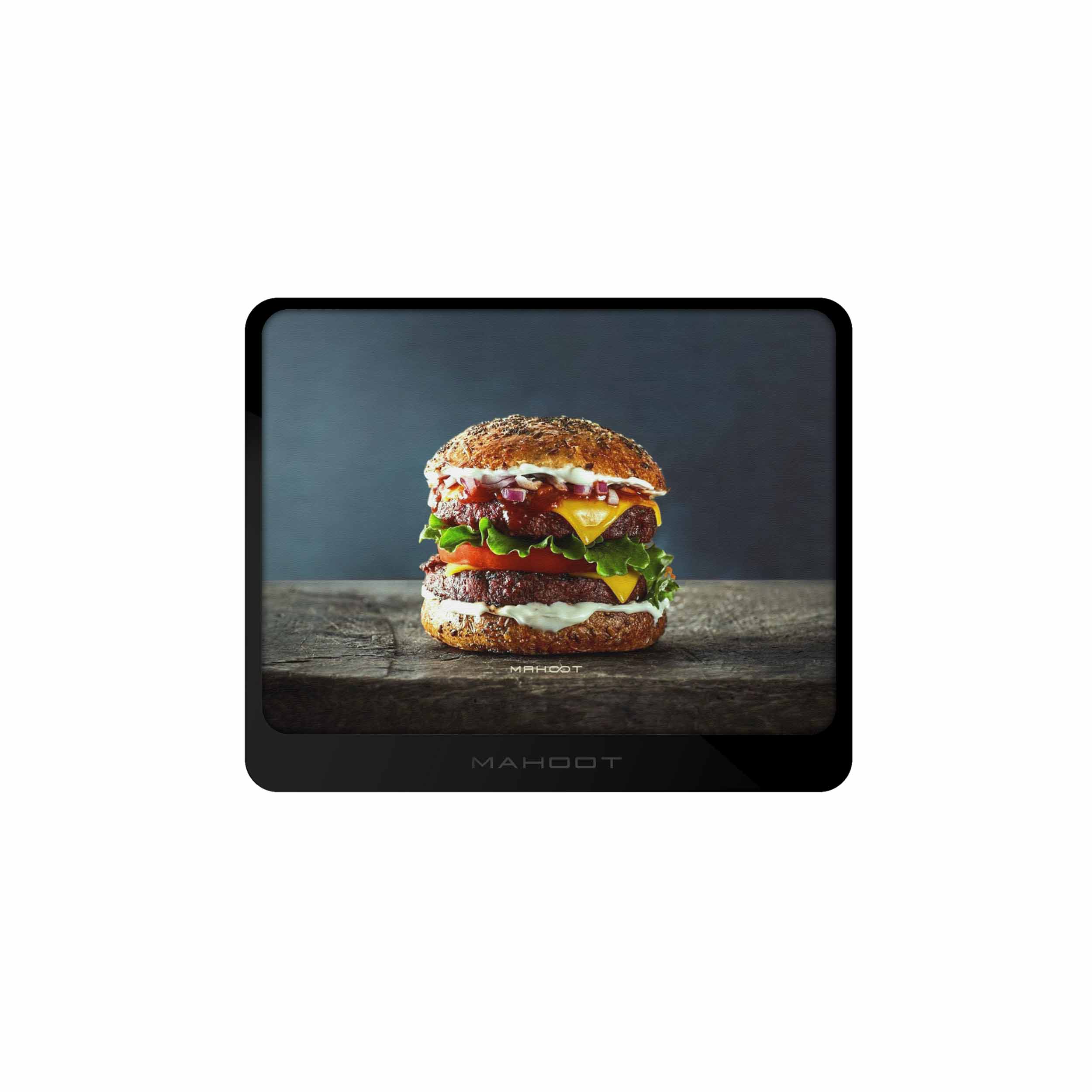 زیر لیوانی ماهوت مدل Hamburger