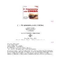 خرید و دانلود نسخه کامل کتاب C   Programming with CORBA