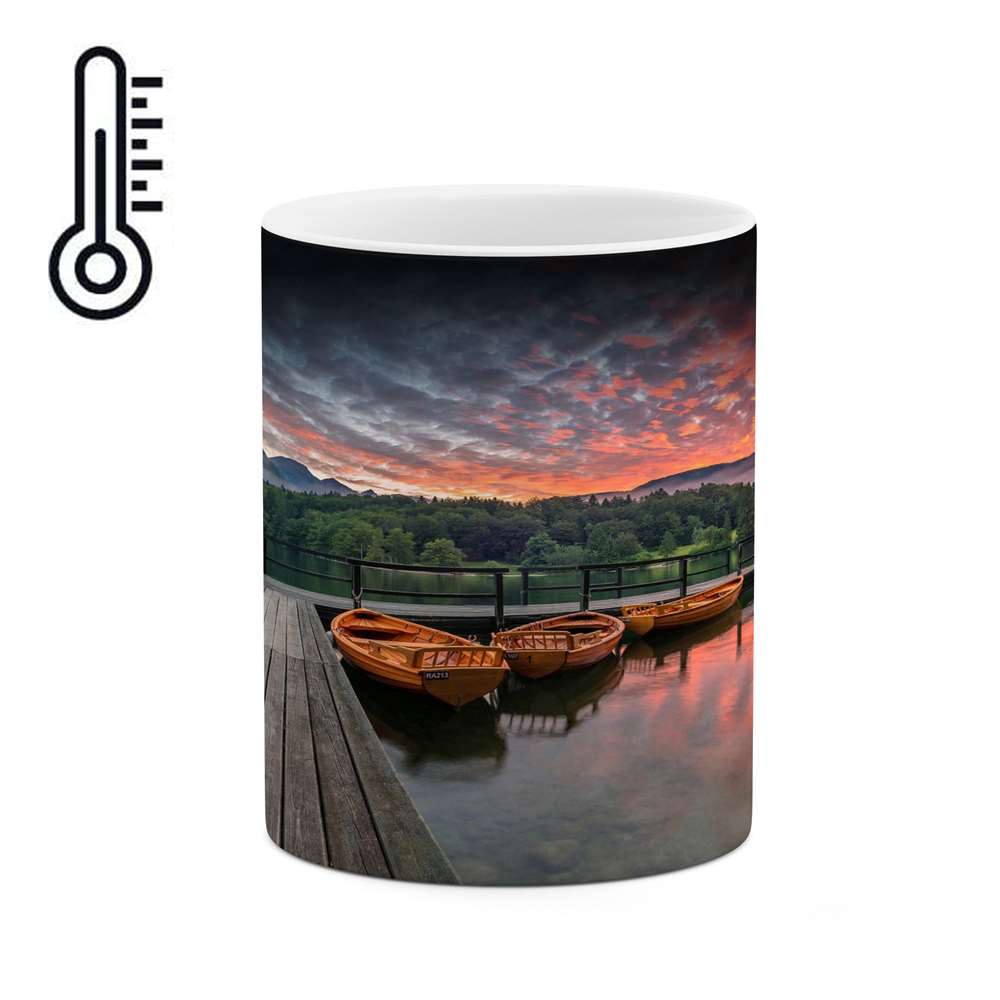 ماگ حرارتی کاکتی طرح منظره مدل mgh17105