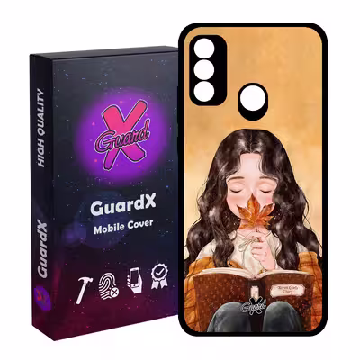کاور گارد ایکس طرح Girl مدل Glass10223 مناسب برای گوشی موبایل هوآوی P Smart 2020