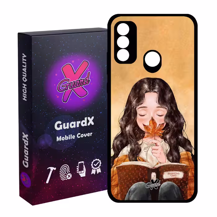 کاور گارد ایکس طرح Girl مدل Glass10223 مناسب برای گوشی موبایل هوآوی P Smart 2020