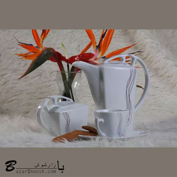 سرویس چینی غذاخوری 107پارچه تقدیس طرح انزو 12نفره کوئین