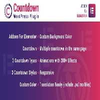 دانلود افزونه Countdown برای المنتور