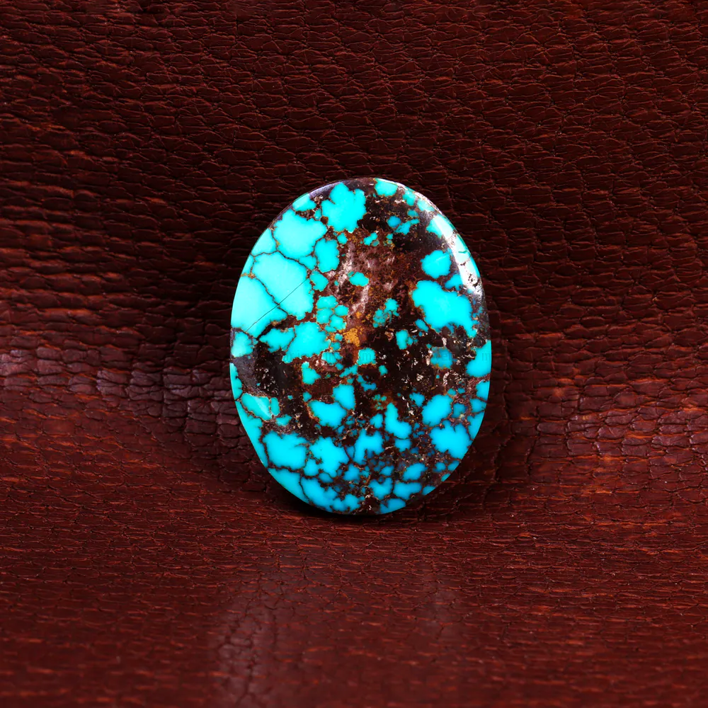 نگین فیروزه شجری کد 15230 - جواهری مشاهیر