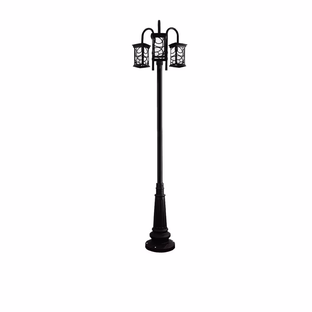 چراغ ویلا ایستاده سه شعله شعاع مدل SH-1723