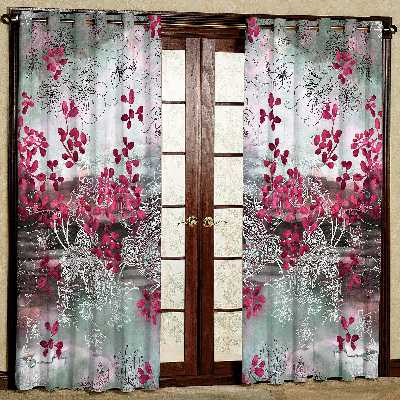 پرده مدل بته جقه مخمل پانچی کد 1291 سایز 140x280 سانتی متر