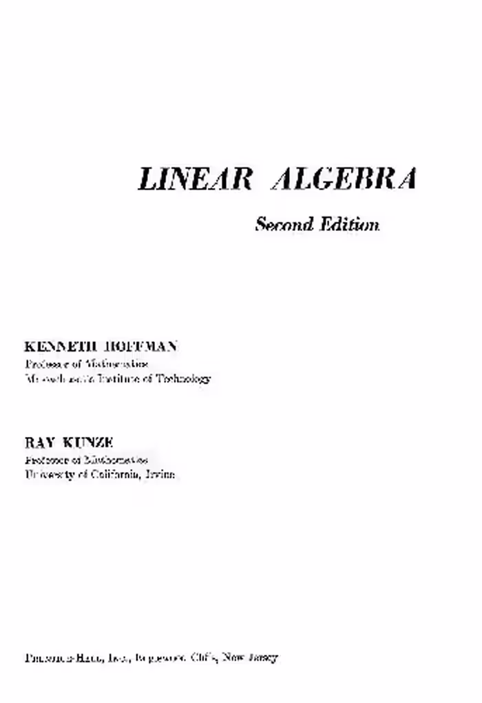خرید و دانلود نسخه کامل کتاب Linear Algebra